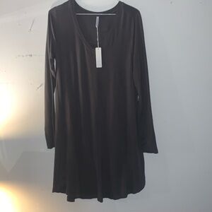 Z Supply gray long sleeved dress size small new with tags